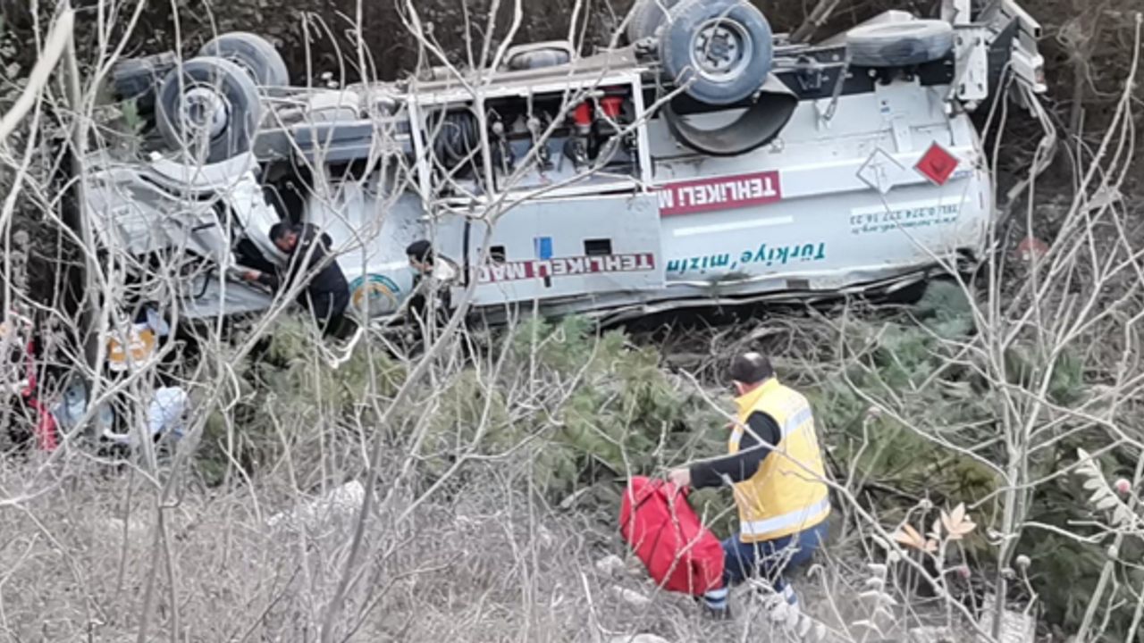 Eskişehir - Söğüt yolunda can pazarı... Tanker patlamadan kurtardılar