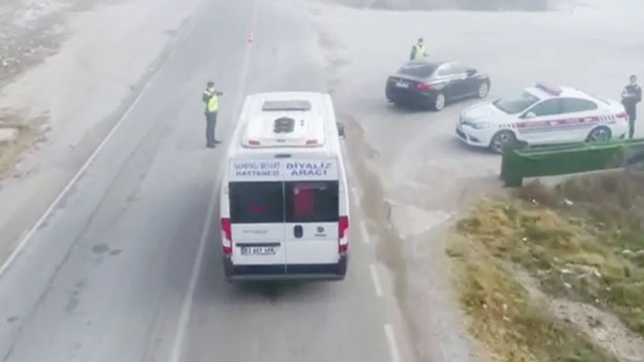 Jandarma o uyanıklığı drone ile alt etti