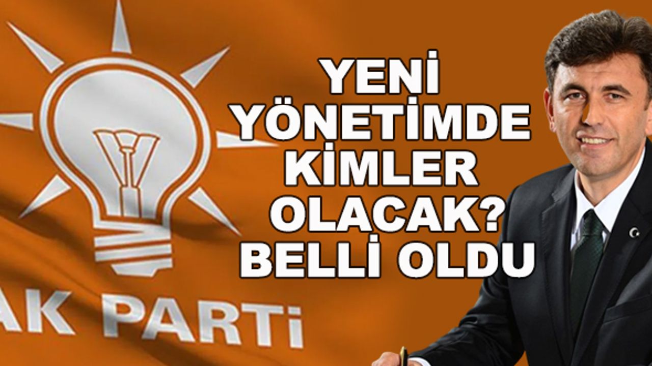 AK Parti Eskişehir'de yeni yönetimde kimler olacak? Belli oldu