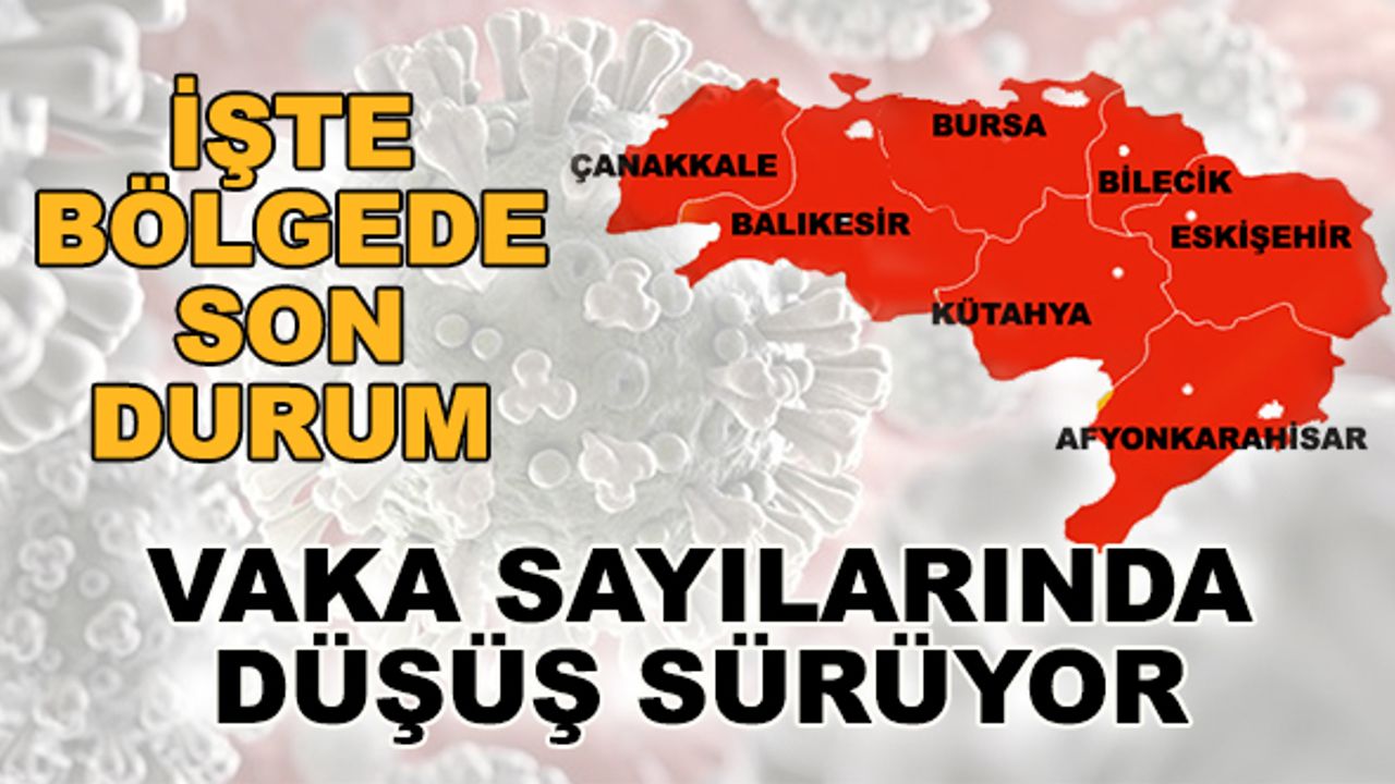 Vaka sayılarında düşüş sürüyor... İşte bölgede son durum