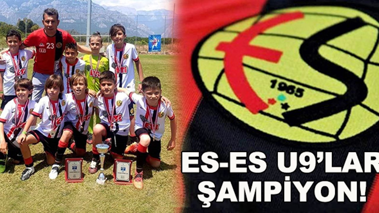 Eskişehirspor U9 Takımı şampiyon oldu!