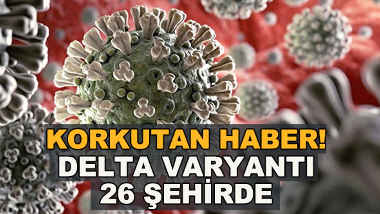 Korkutan haber! Delta varyantı 26 şehirde