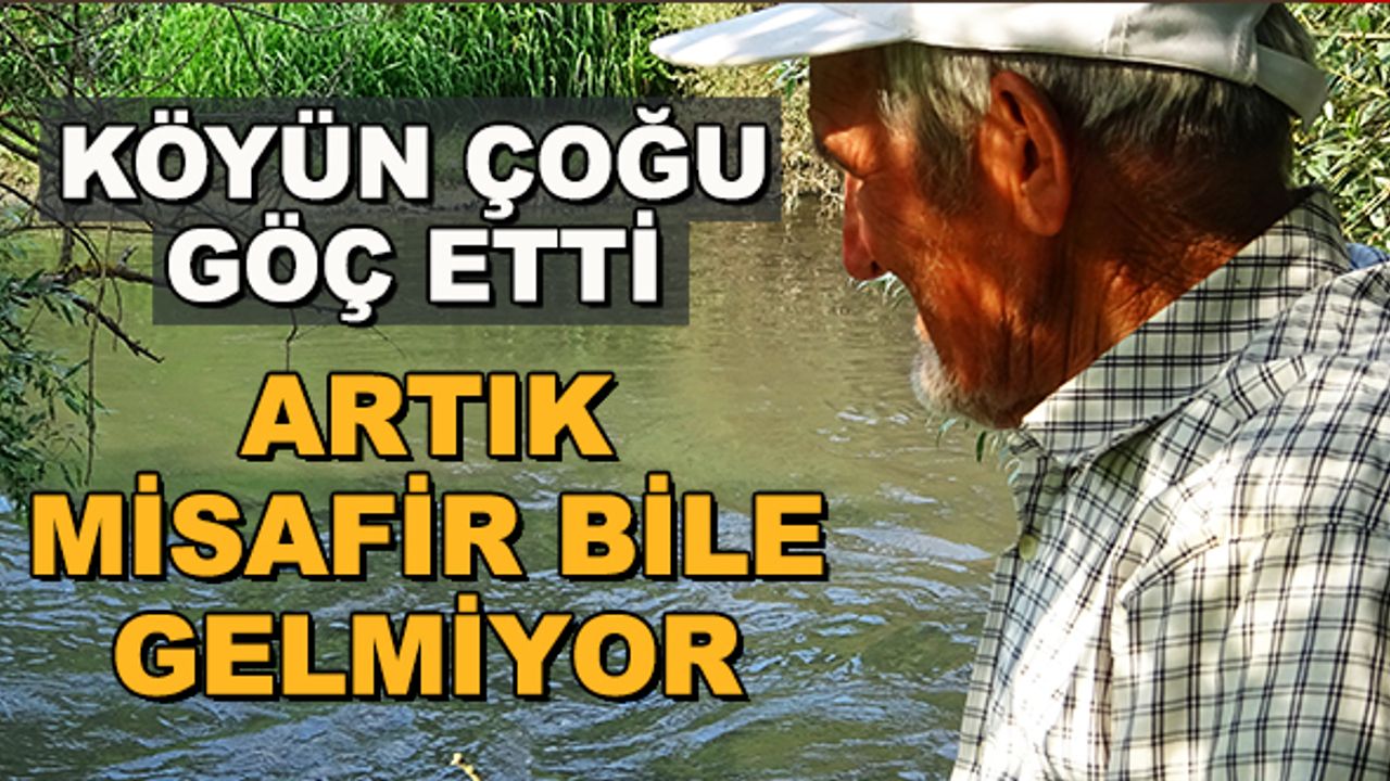 Köyün çoğu göç etti... Artık misafir bile gelmiyor