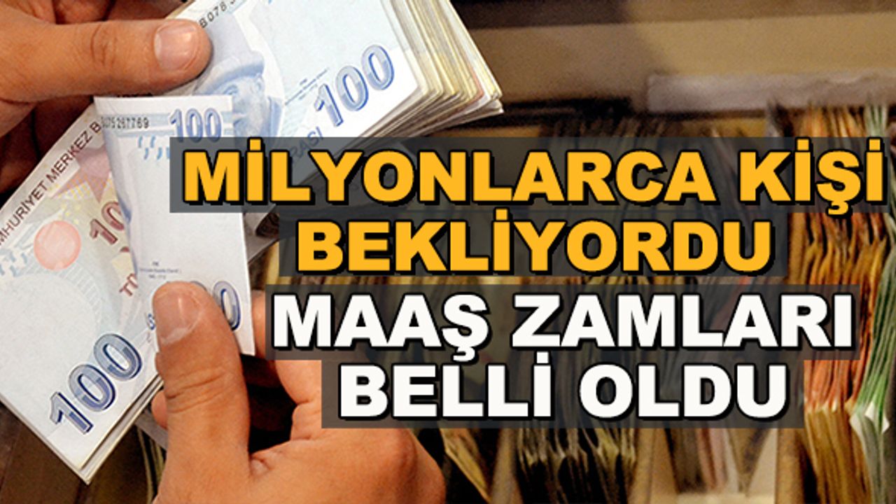 Milyonlarca kişi bekliyordu... Maaş zamları belli oldu