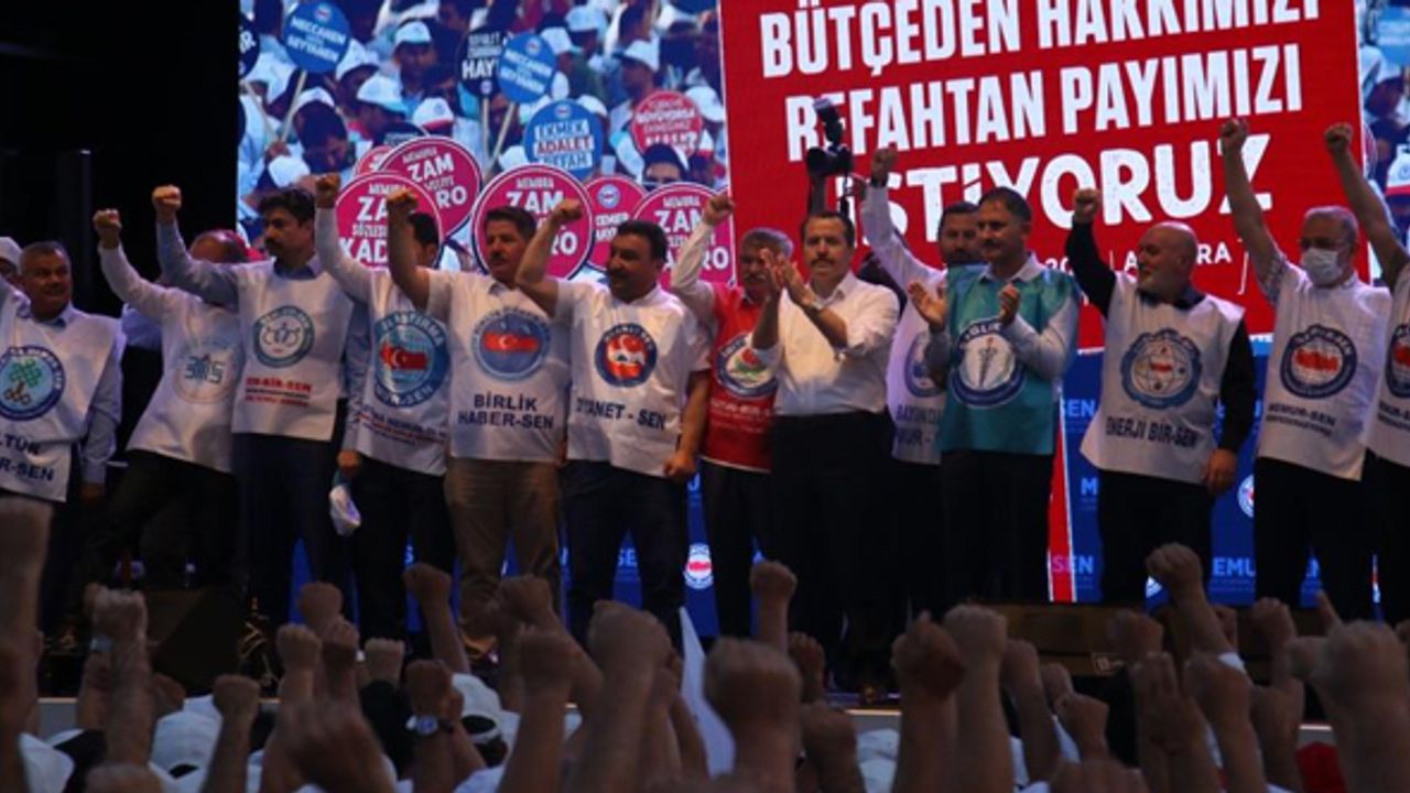 Memur-Sen'den toplu sözleşme mitingi