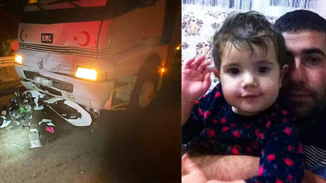 Yürek yakan kaza! Baba ve kızı yaşamını yitirdi