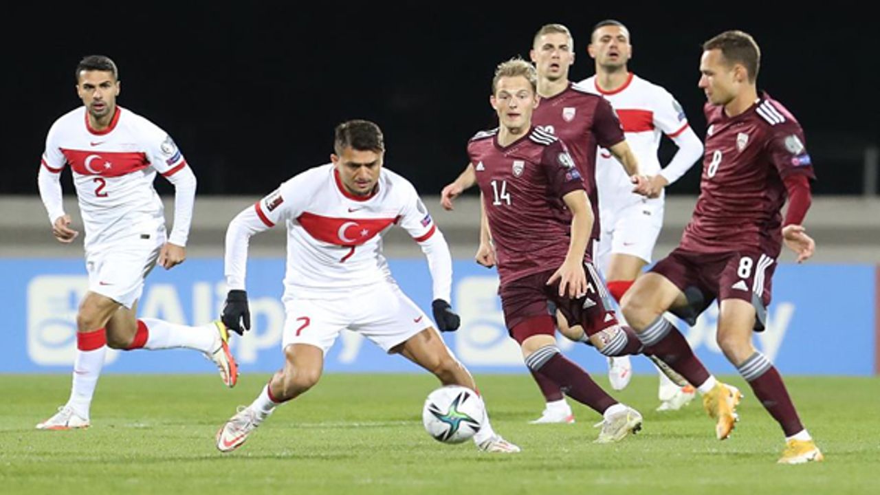 FIFA Avrupa elemelerinde Türkiye Letonya'yı yendi