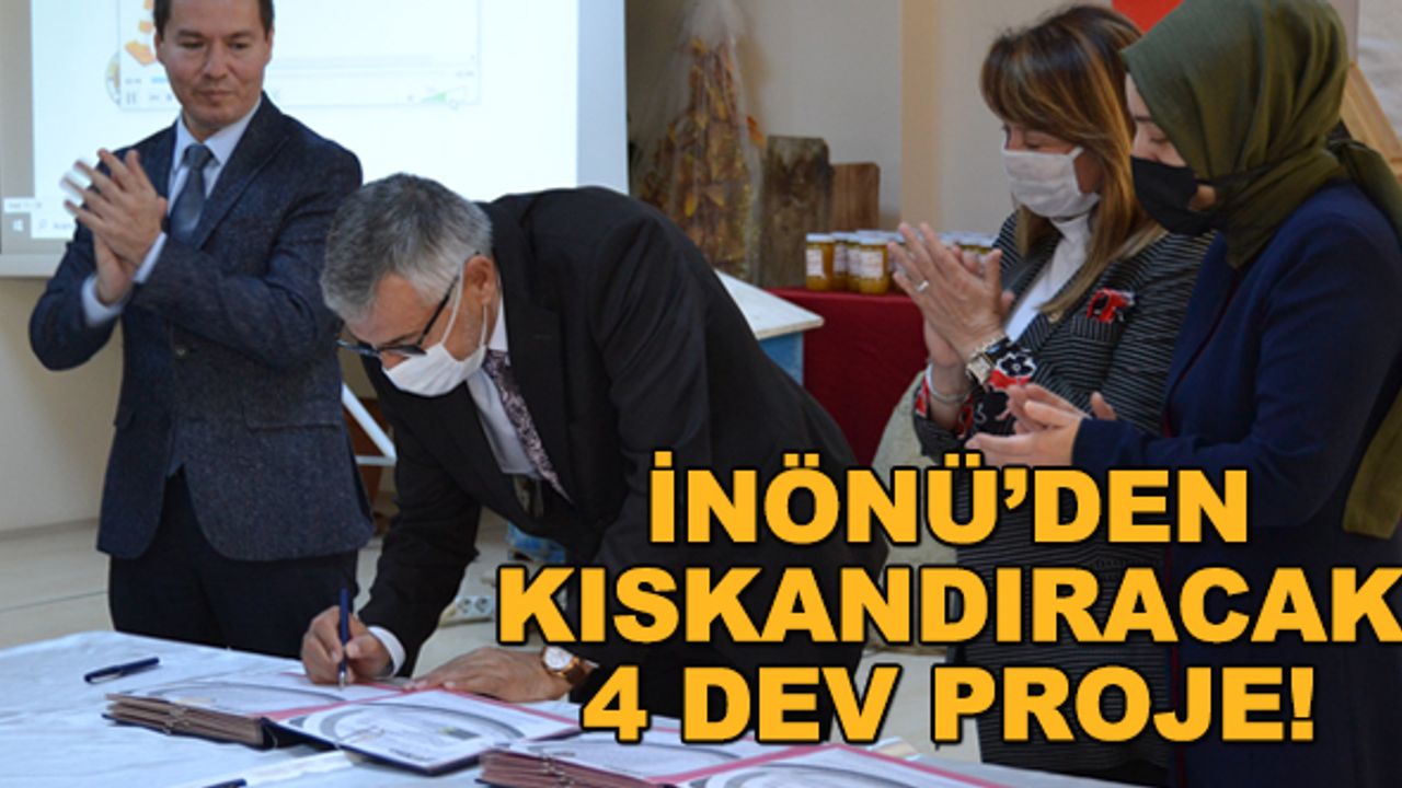 İnönü'den kıskandıracak 4 dev proje