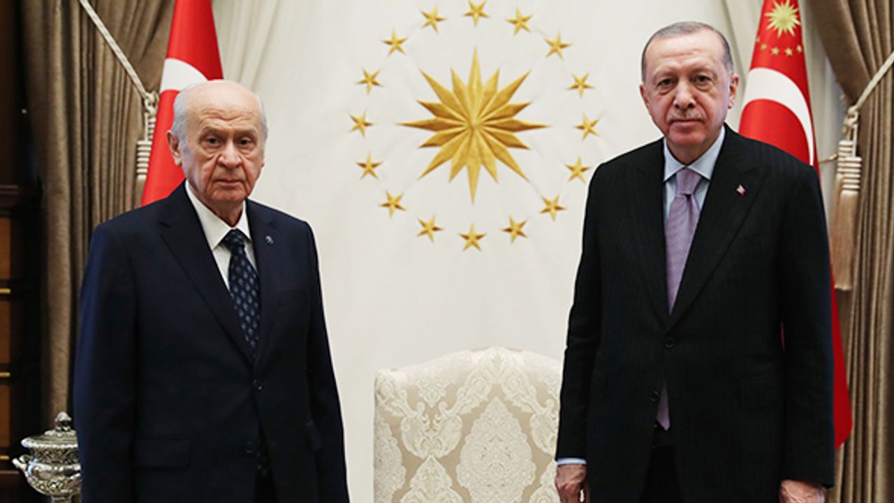 Cumhurbaşkanı Erdoğan, Bahçeli ile bir araya geldi