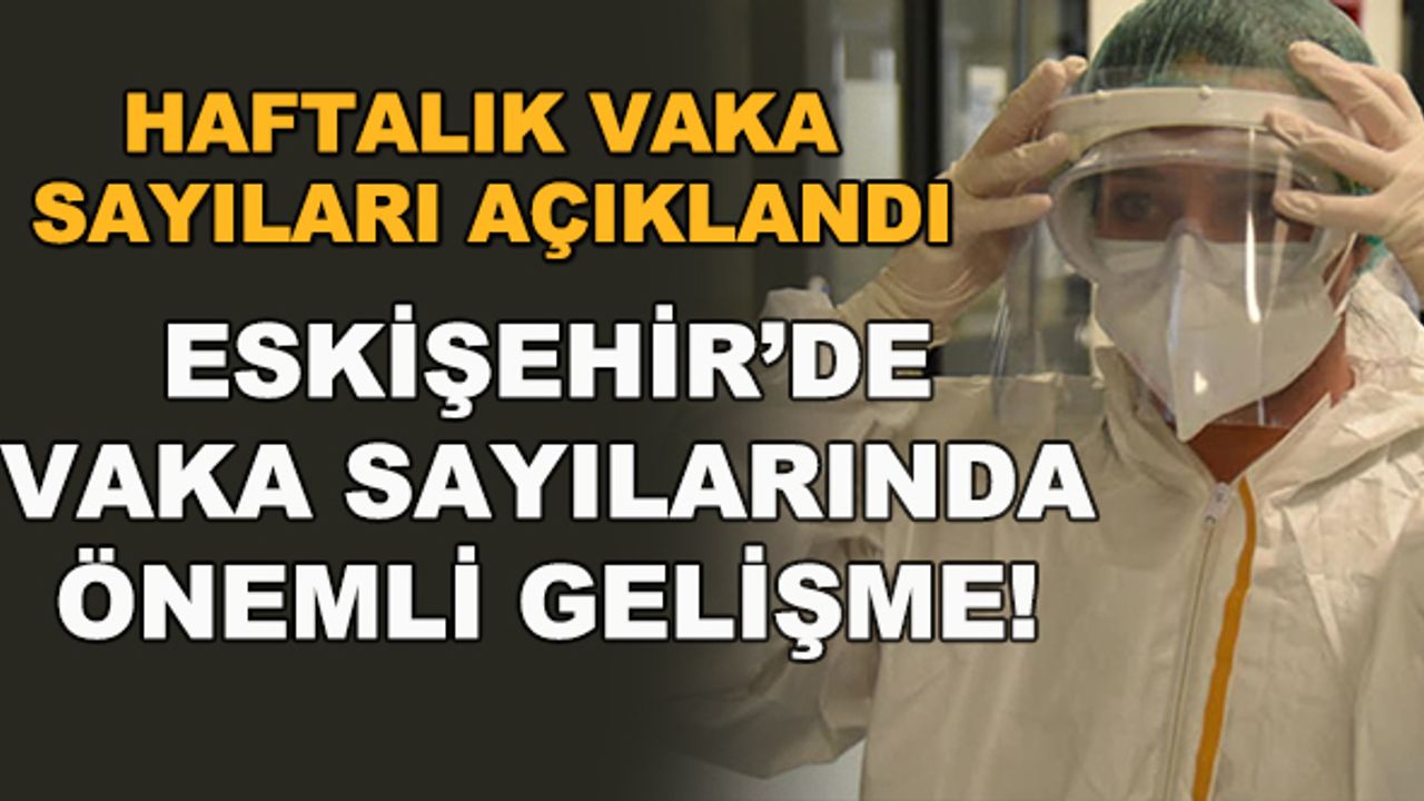 Eskişehir'deki vaka sayılarında önemli gelişme!