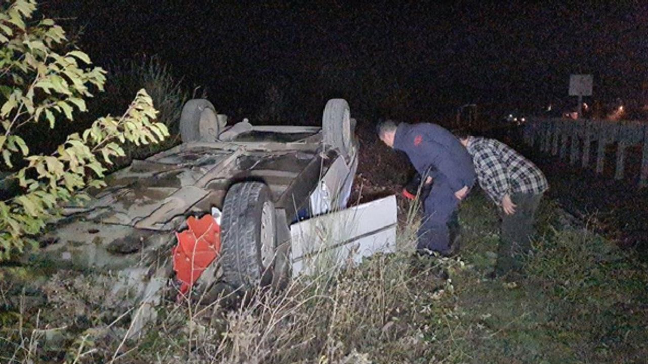 Kontrolden çıkıp bariyerlere çarptı! 5 yaralı