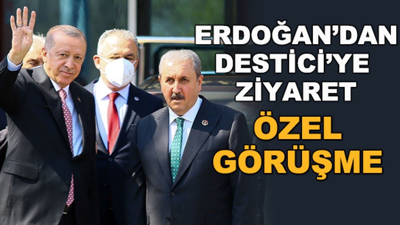 Cumhurbaşkanı Erdoğan'dan Destici'ye özel ziyaret