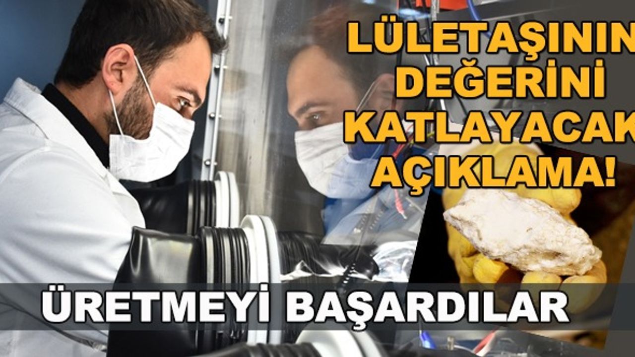 Lületaşının değerini katlayacak açıklama! Üretmeyi başardılar