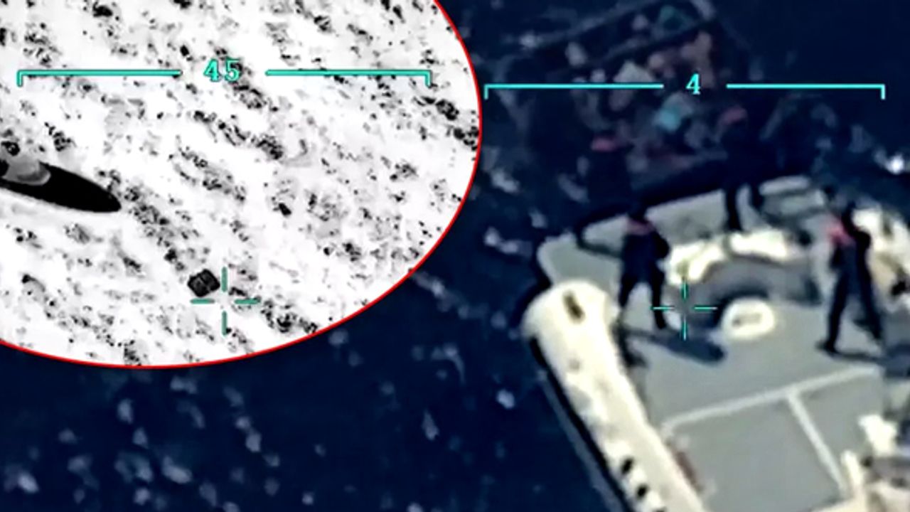 Türk İHA'ları görüntüledi! Türkiye kurtardı