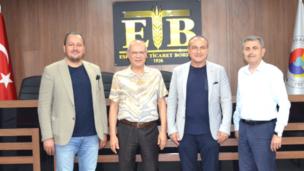 Amasya TSO Başkanı'ndan Eskişehir Ticaret Borsasına ziyaret