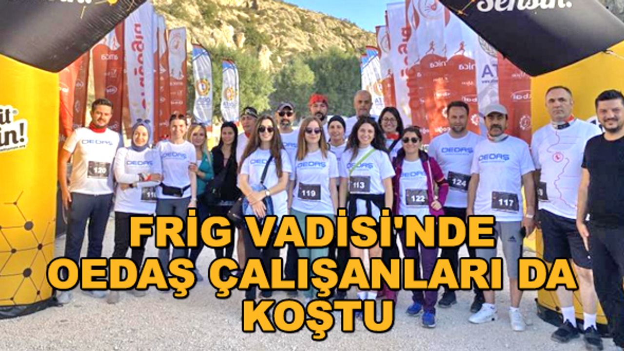 Frig Vadisi'nde OEDAŞ çalışanları da koştu