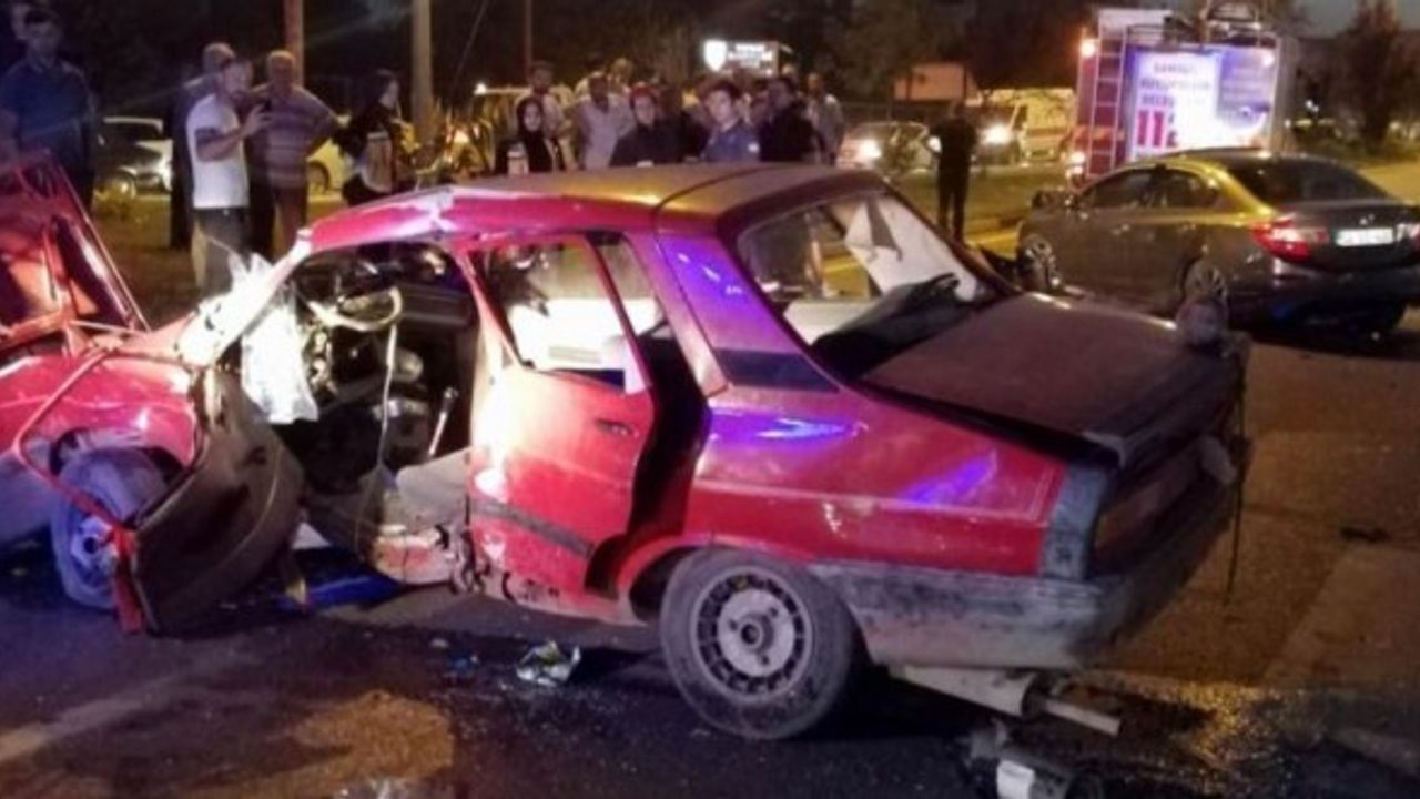 Samsun'da trafik kazası! 8 yaralı