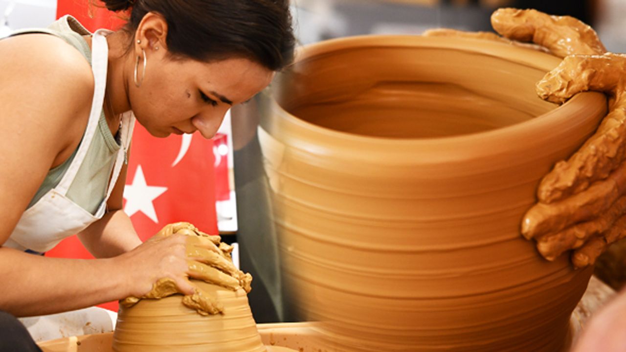 Tepebaşı'nda öğrenciler toprağa can verdi