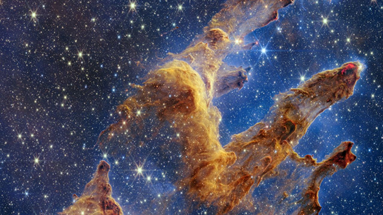 James Webb "Yaratılış Sütunları"nı görüntüledi