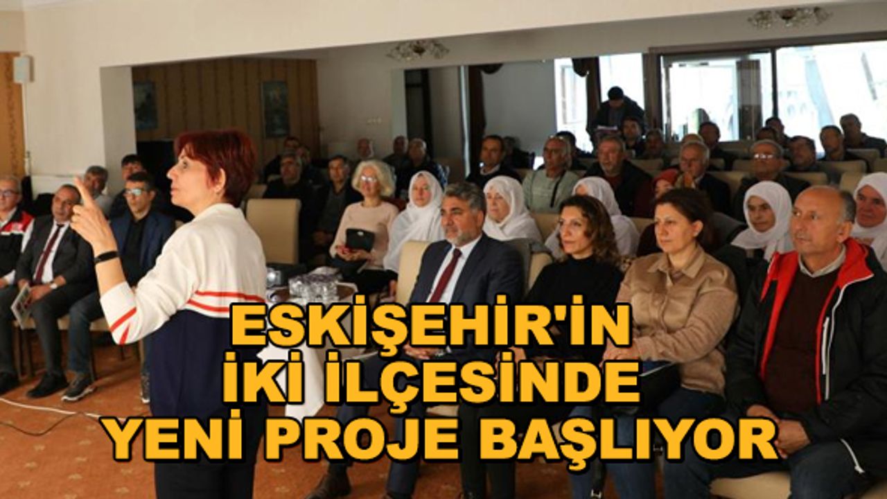 Eskişehir'in iki ilçesinde yeni proje başlıyor