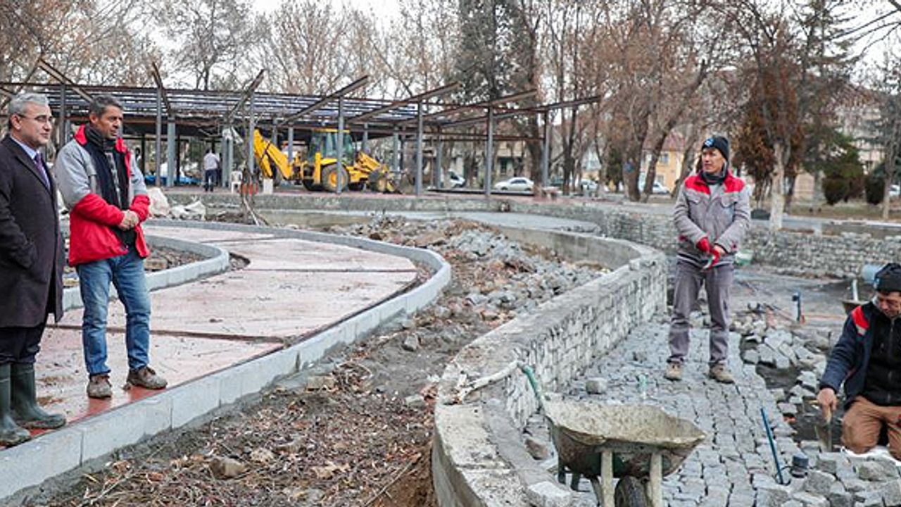 Kütahya'daki park yenileniyor... Yaz-kış kullanılabilecek