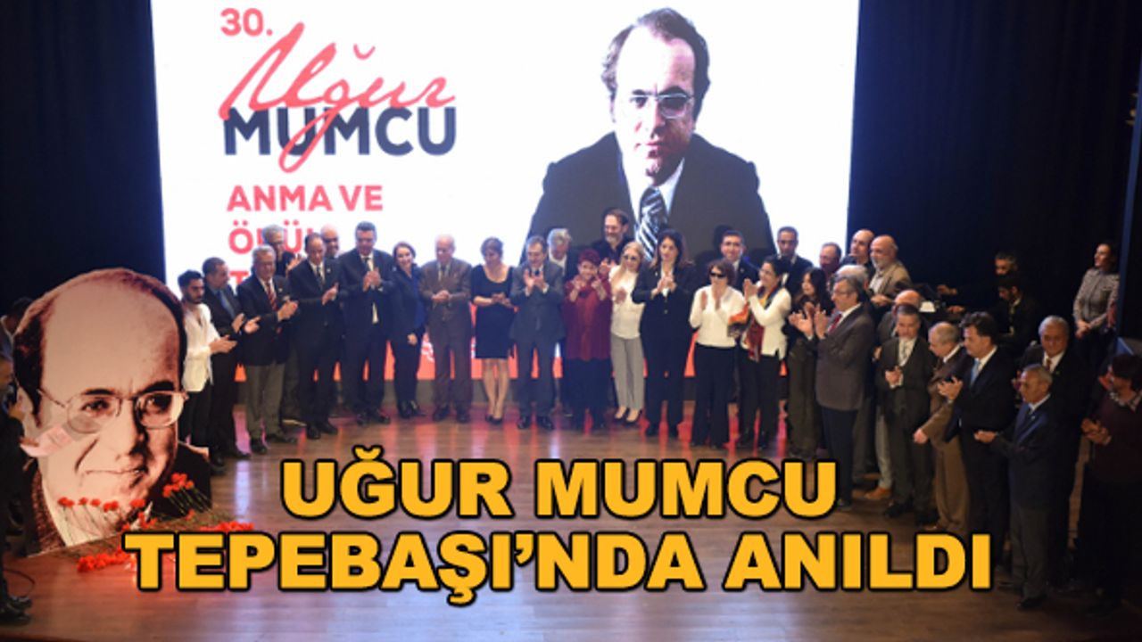 Uğur Mumcu Tepebaşı'nda anıldı... Ödüller sahiplerini buldu