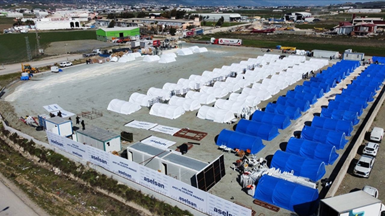 ASELSAN afet bölgesinde... Depremin yaraları sarılıyor