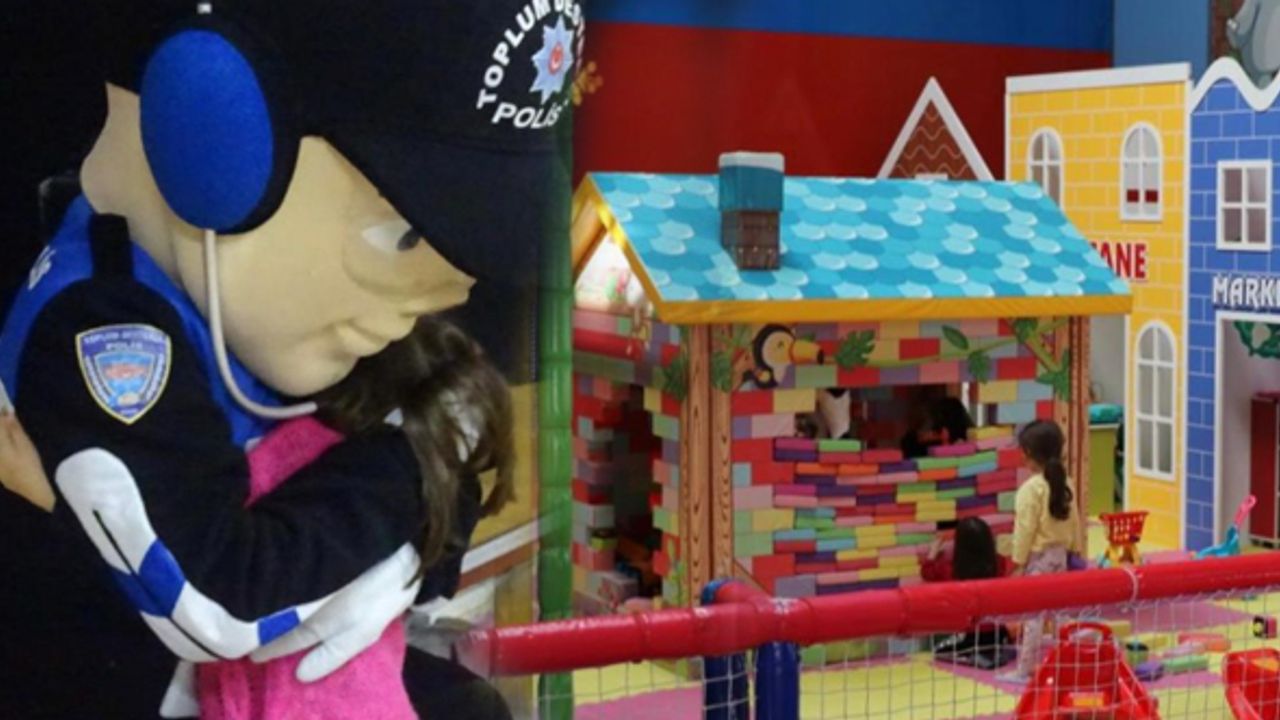 Eskişehir'de polis ekipleri depremzede çocukları sevindirdi