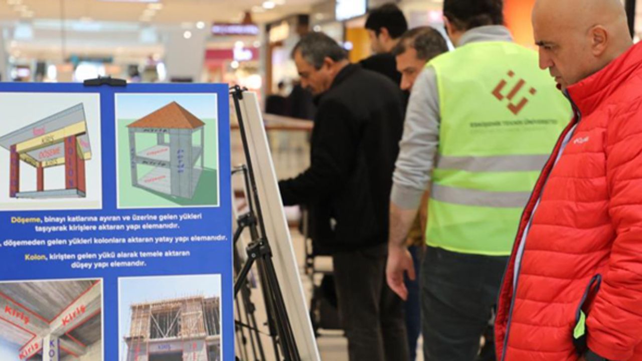 Eskişehir Teknik Üniversitesi'nden deprem farkındalığı için sergi