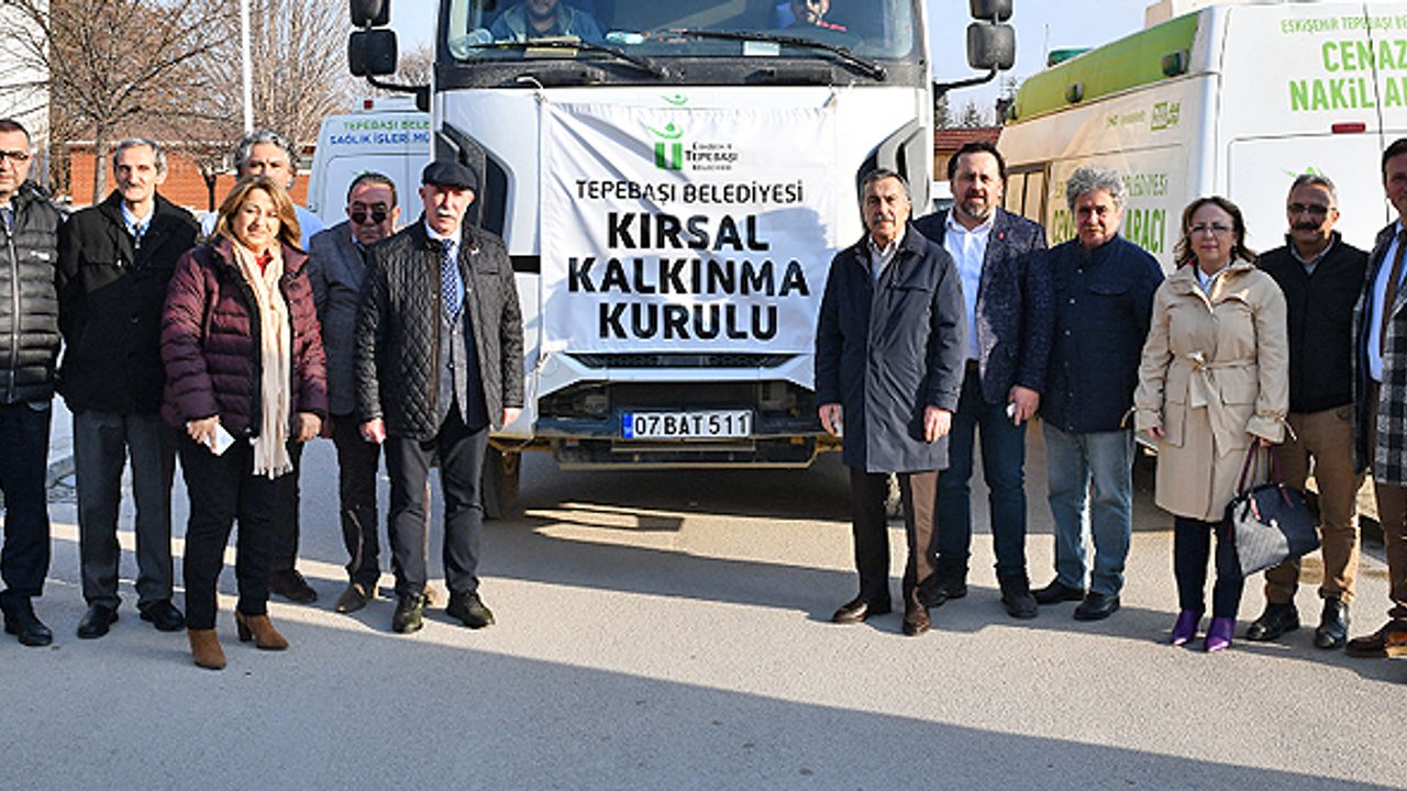 Tepebaşı Belediyesi'nin 16 ton yem desteği Hatay'a ulaştı