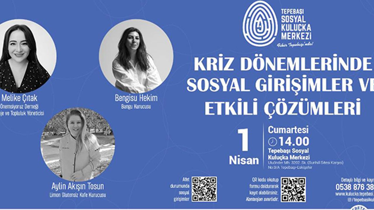  Tepebaşı'nda sosyal girişimciler deneyimlerini paylaşacak