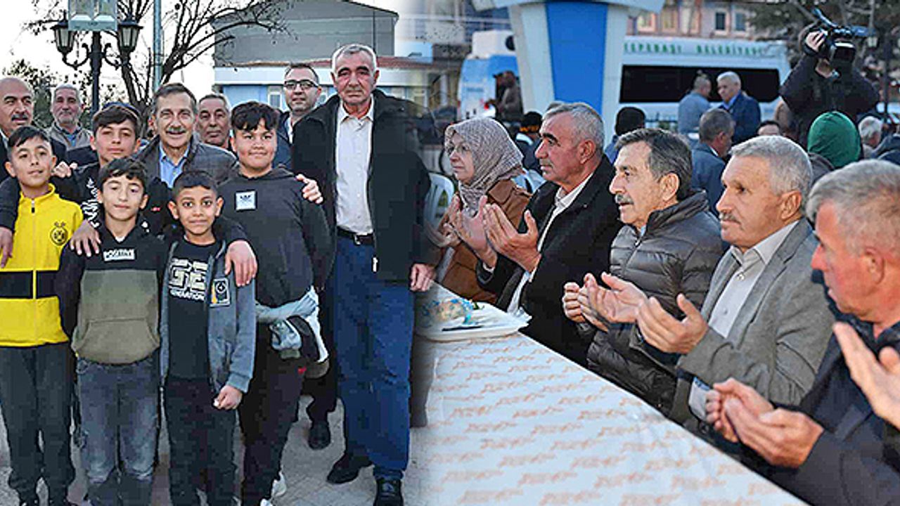 Alpu'da iftar sofrası kuruldu... Ahmet Ataç vatandaşlar ile bir araya geldi