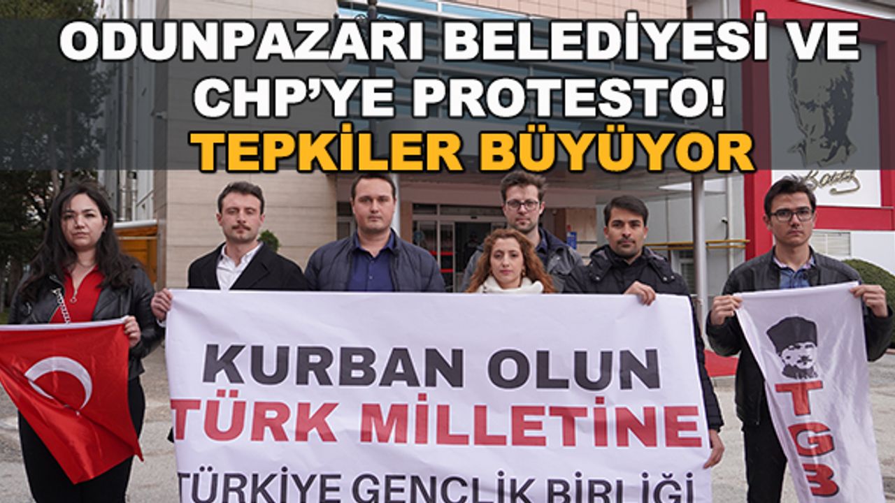 Odunpazarı Belediyesi ve CHP'ye protesto! Tepkiler büyüyor