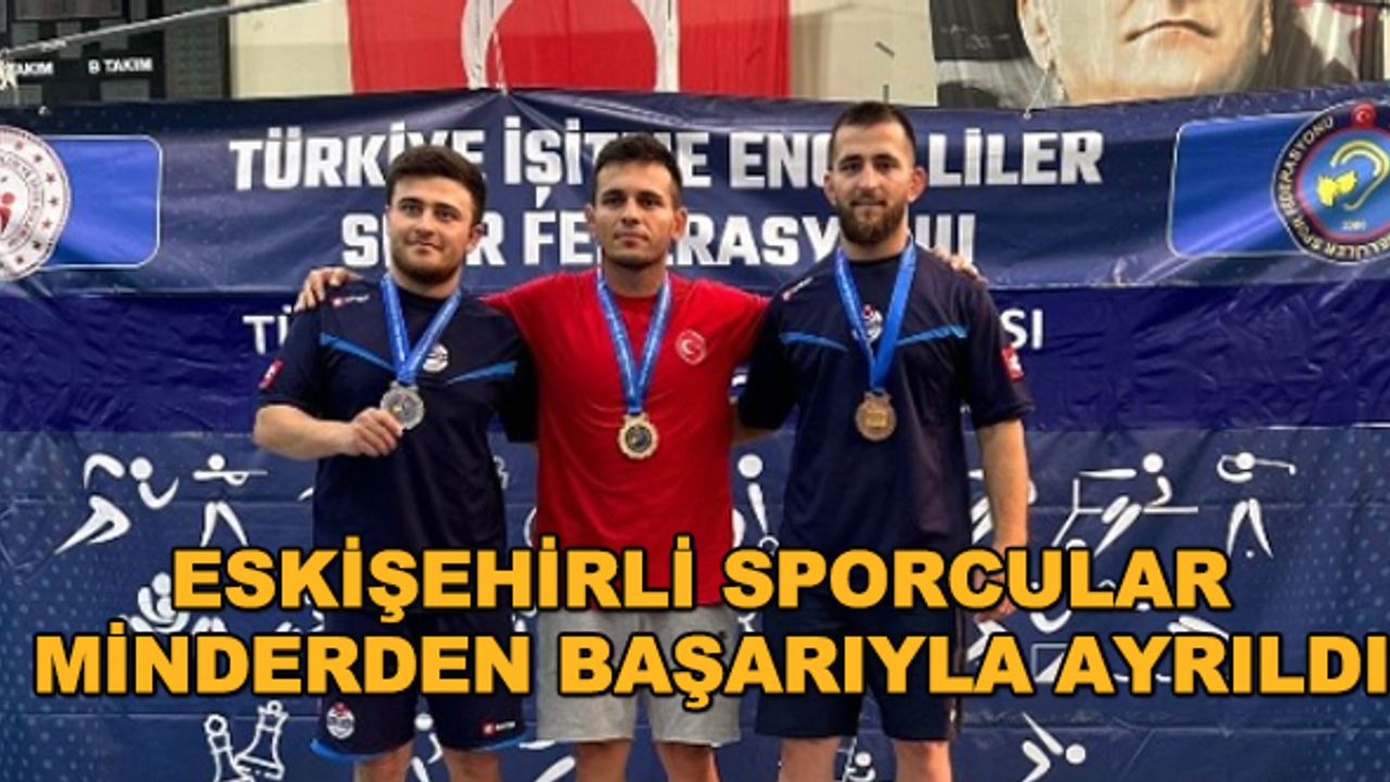 Eskişehirli sporcular minderden başarıyla ayrıldı