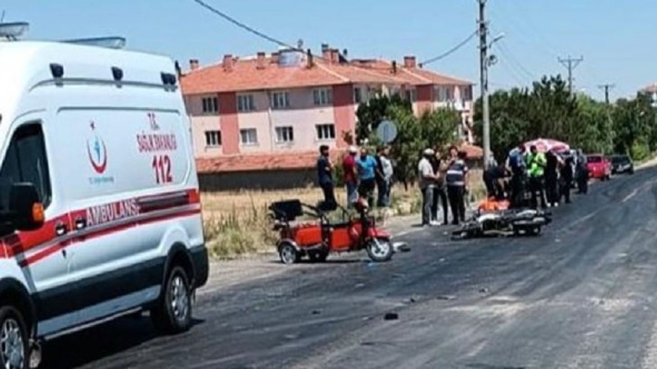 Eskişehir'de kaza! 2 kişi yaralandı