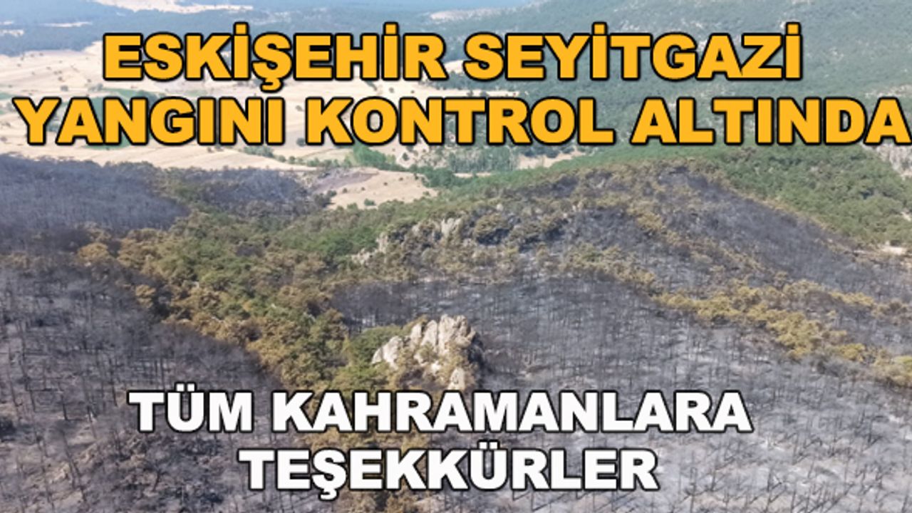 Eskişehir Seyitgazi orman yangını kontrol altına alındı