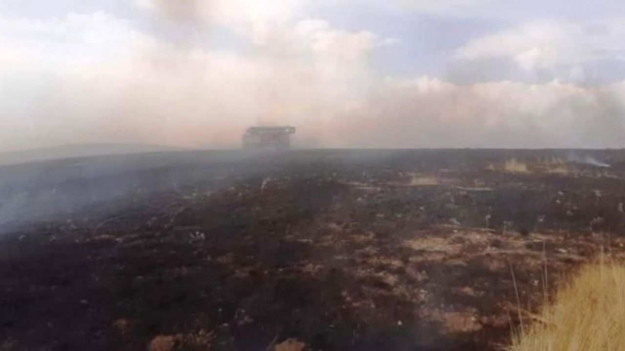 Kütahya'daki yangın 500 dekarı kül etti