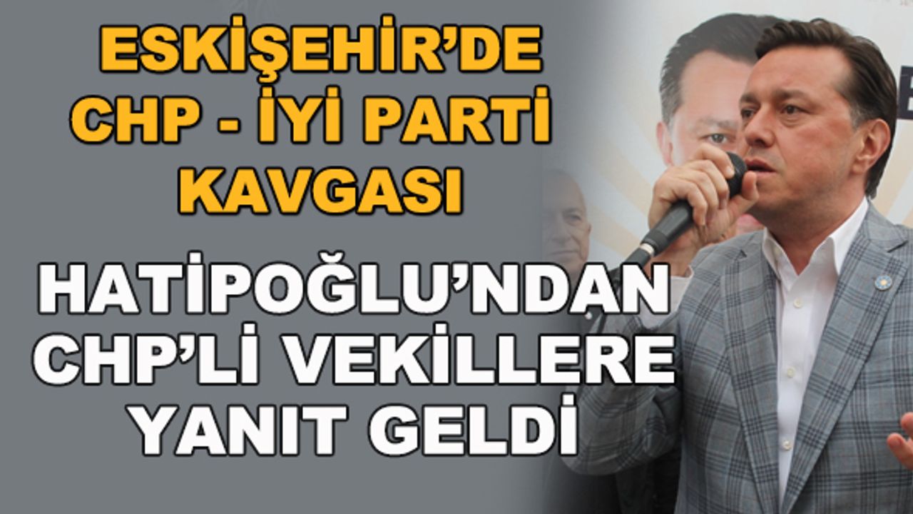Nebi Hatipoğlu'ndan CHP milletvekillerine yanıt geldi