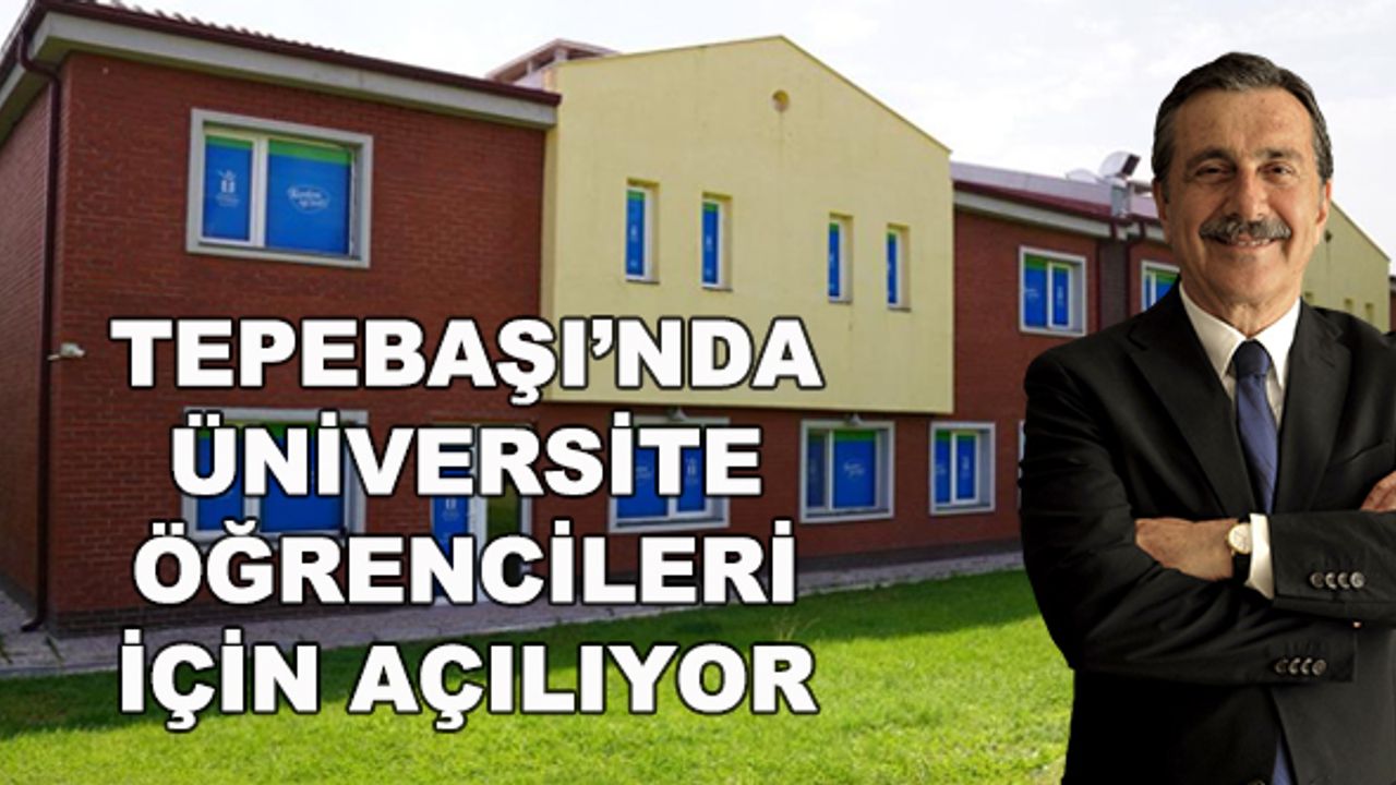 Tepebaşı'nda üniversite öğrencileri için açılıyor
