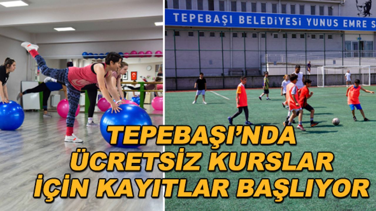 Tepebaşı'ndaki ücretsiz kurslar için kayıtlar başlıyor
