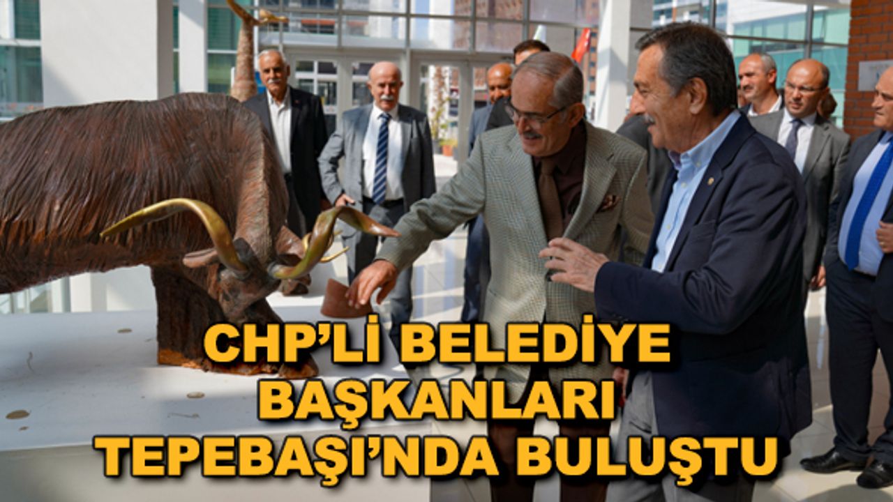 CHP'li belediye başkanları Tepebaşı'nda buluştu