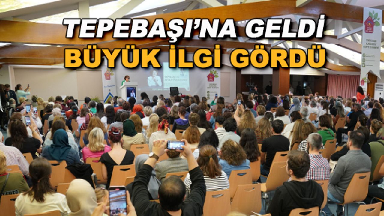 Tepebaşı'na geldi, büyük ilgi gördü
