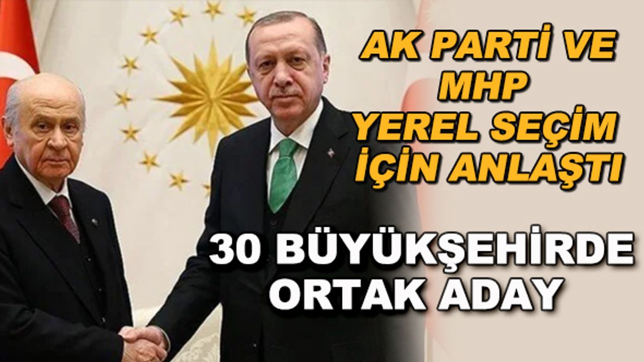AK Parti ve MHP yerel seçim için anlaştı.. Eskişehir için de ortak aday