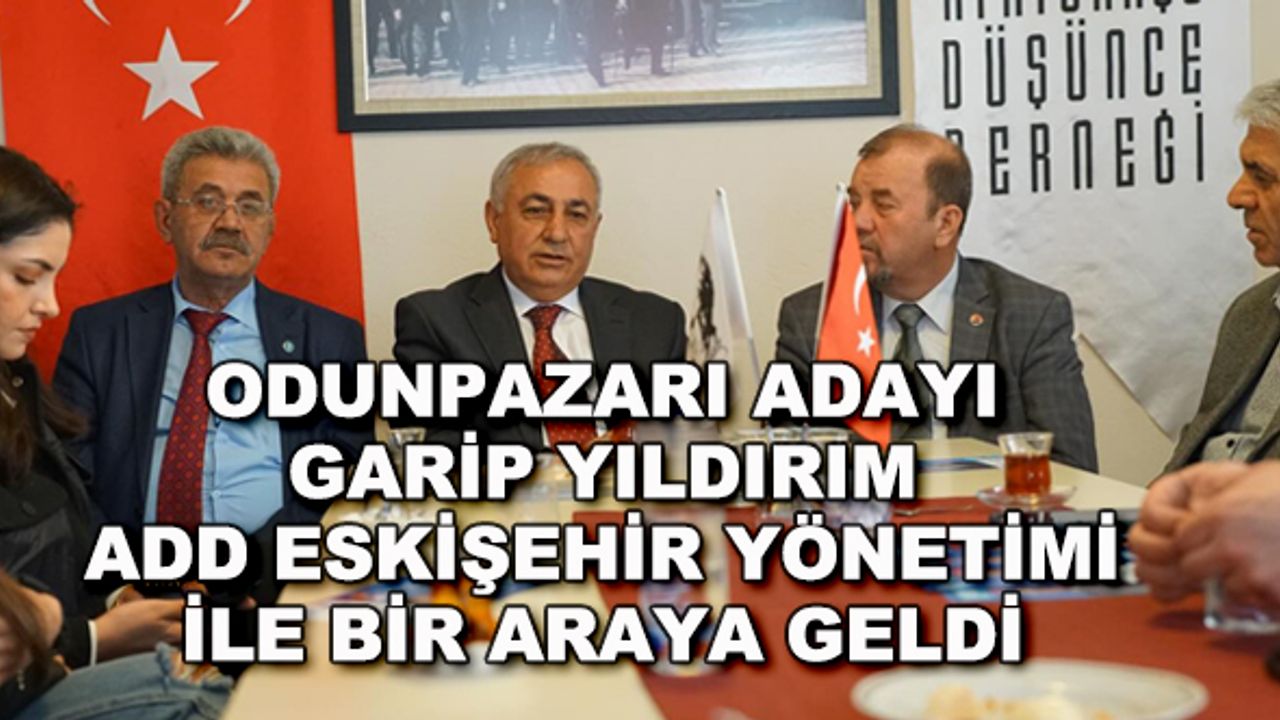 Garip Yıldırım, Atatürkçü Düşünce Derneği yönetimi ile bir araya geldi