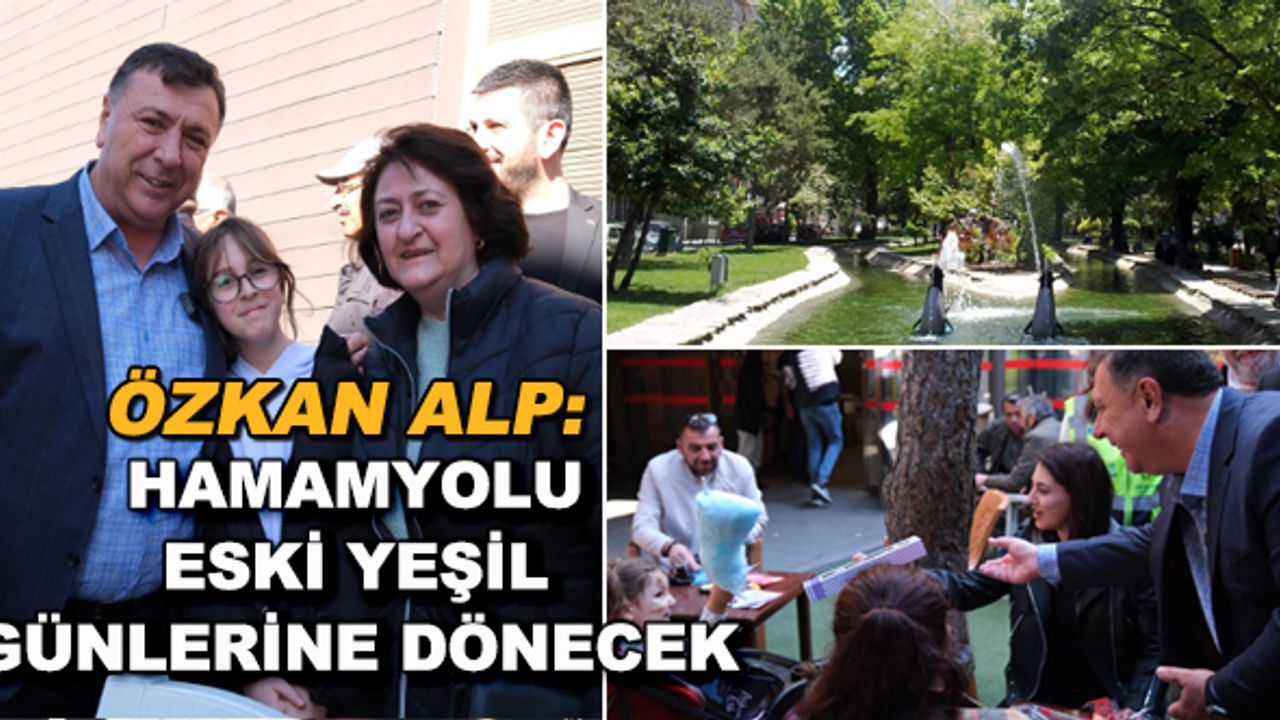 Özkan Alp: Hamamyolu eski yeşil günlerine dönecek