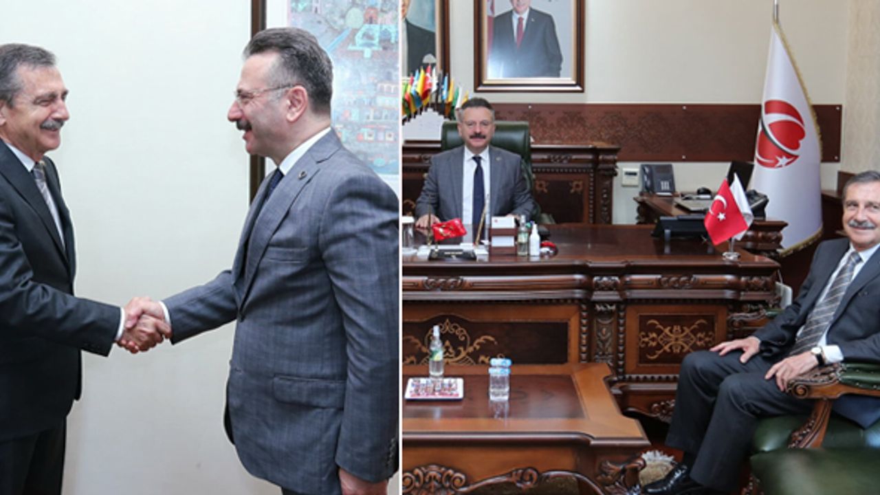 Ahmet Ataç'tan Vali Aksoy'a ziyaret