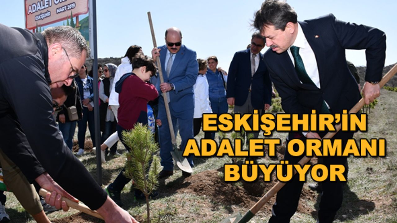 Eskişehir'in Adalet Ormanı büyüyor