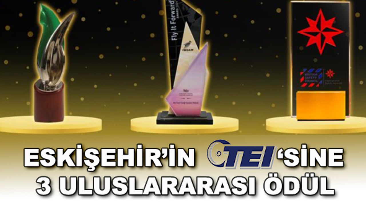 Eskişehir'in TEI'sine 3 uluslararası ödül