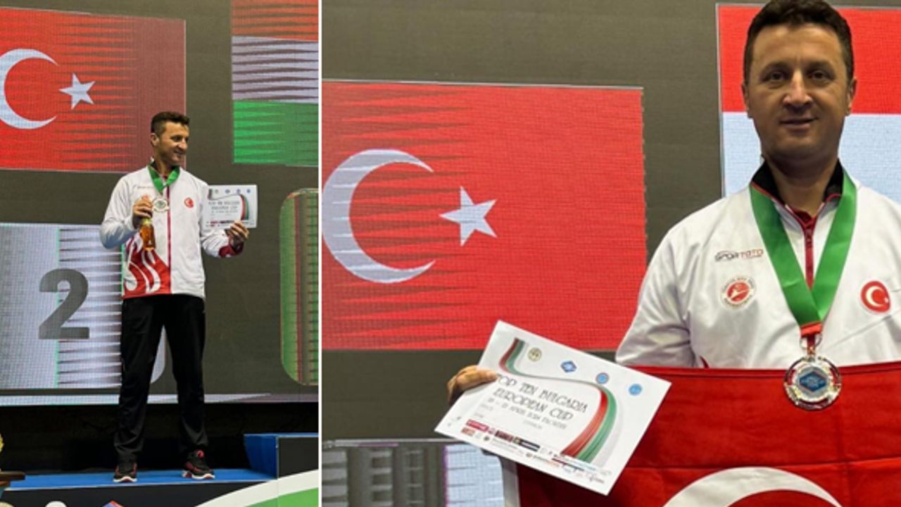 Kütahyalı sporcu Avrupa ikincisi oldu