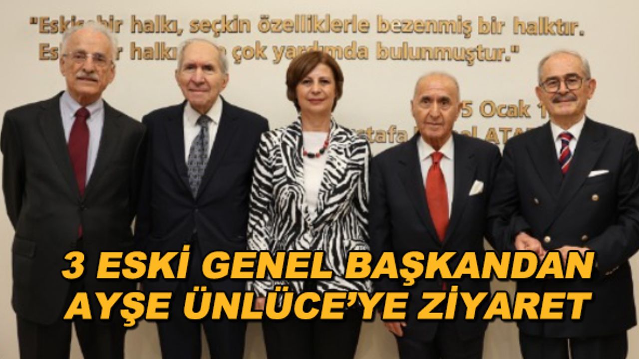 3 eski genel başkandan Ayşe Ünlüce'ye ziyaret